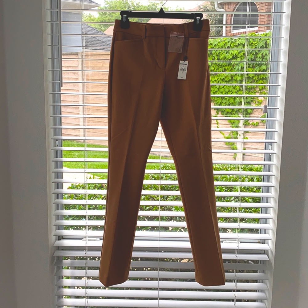 Express Women's Straight Leg Pants in Brown